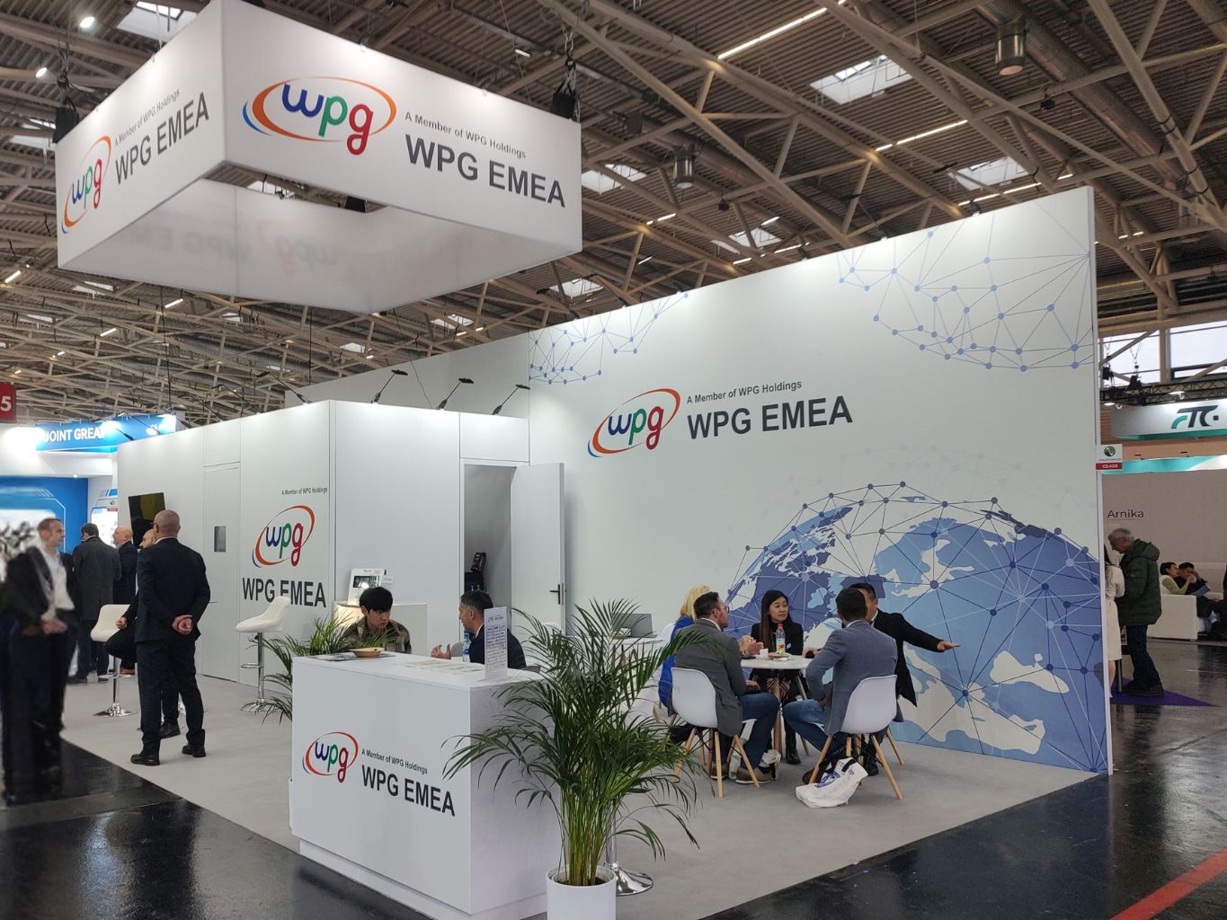 Energy trade fair exhibition stand